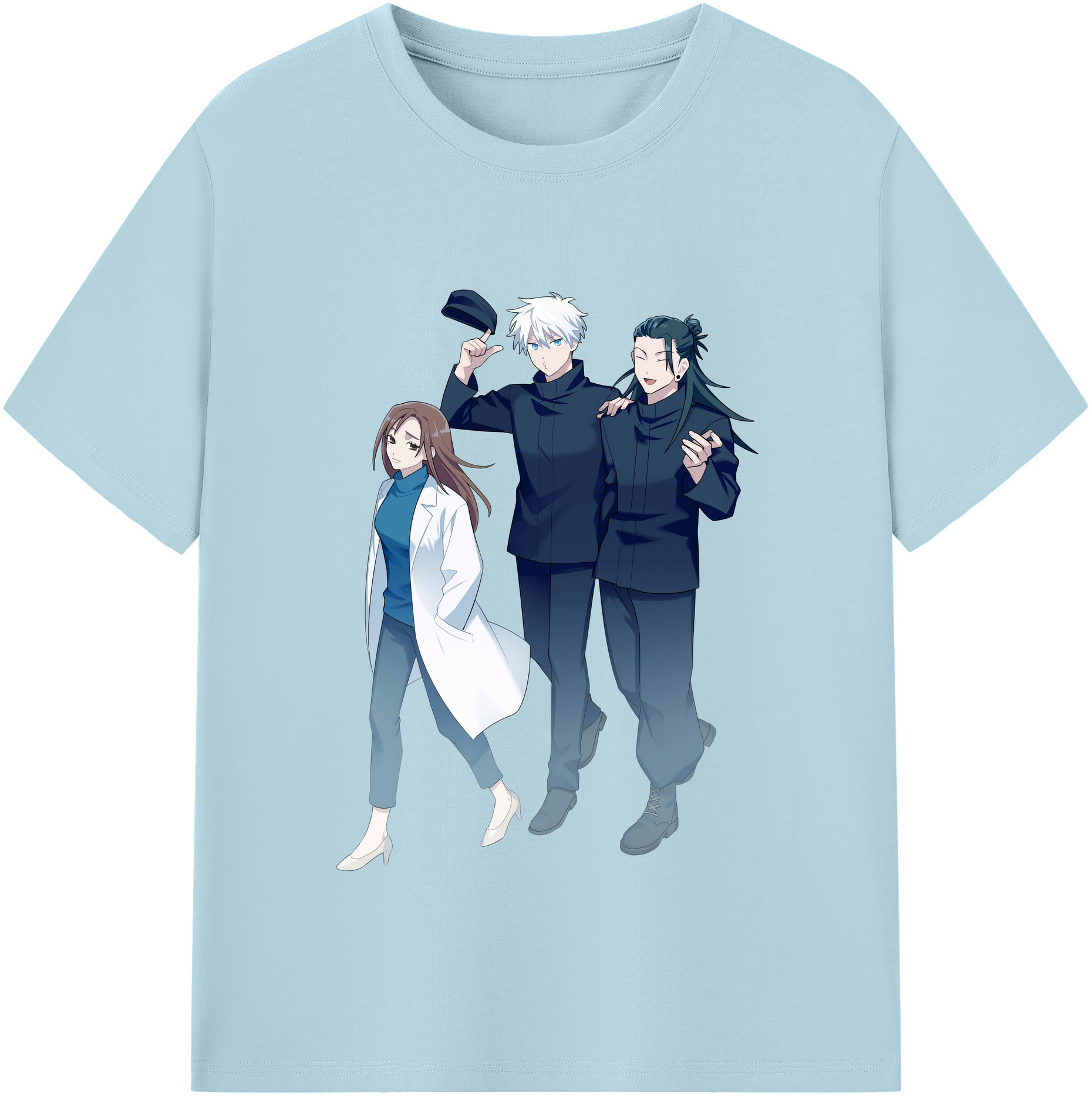 （画像用） 呪術廻戦 Jujutsu Kaisen 綿100％半袖Tシャツ（フロントプリント）